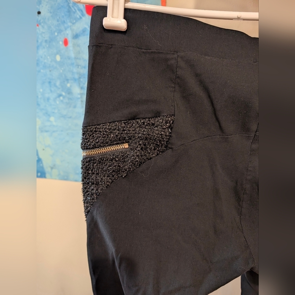 NU Denmark Black stretchy trousers with sparkly embellishments (XXL) - Picture 6 of 10